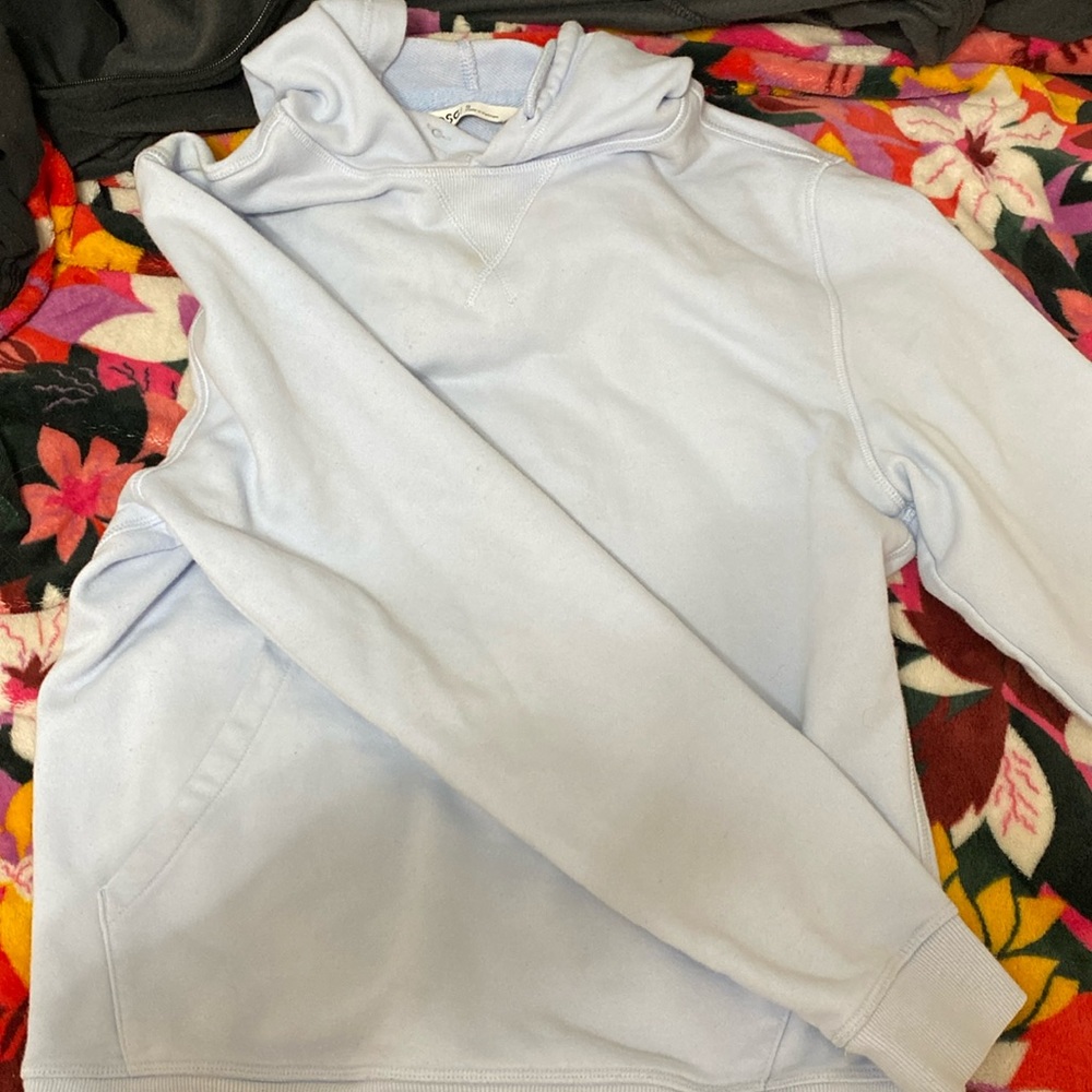 Light blue hoodie